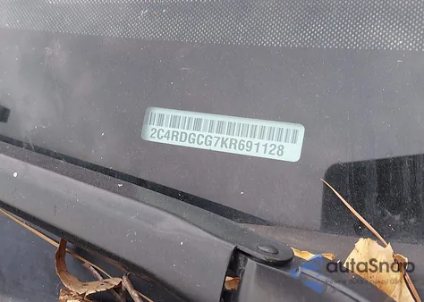 2019 Dodge Grand Caravan Sxt from USA, damaged, VIN 2C4RDGCG7KR691128